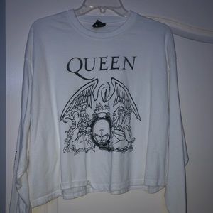 Cropped Queen T shirt